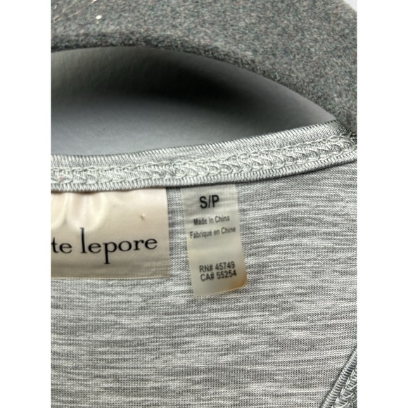 Nanette Lepore Active Tank Womens Small Gray Stretch Vented Running - Picture 5 of 7